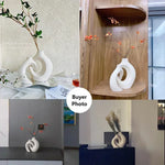 Nordic Ceramic Interlock Plant Vase