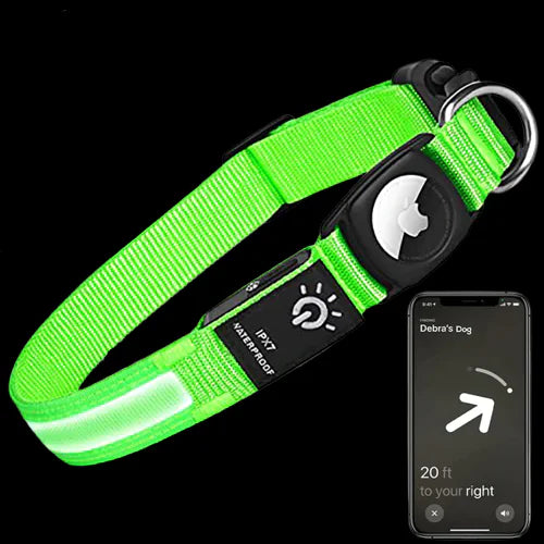 Pet Luminous Air Tag Collar