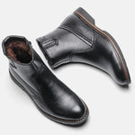 Alligator Leather Winter Ankle Boots