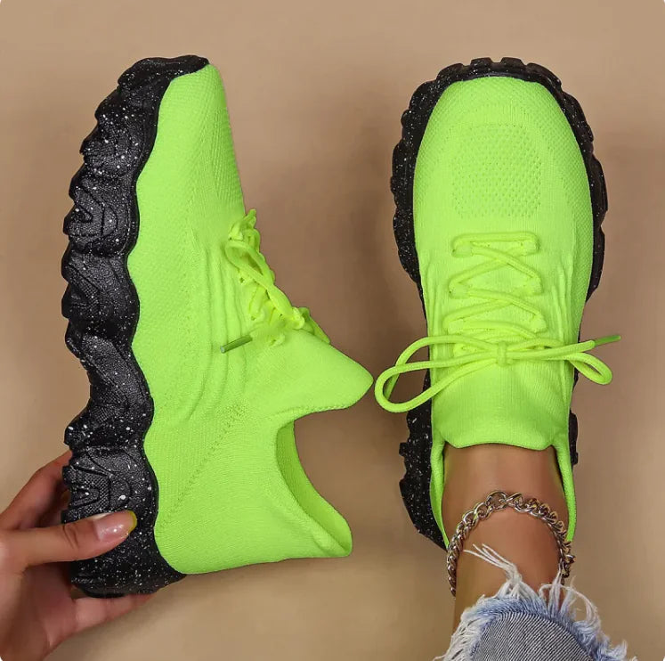 Trendy Cushioned Sole Trainers