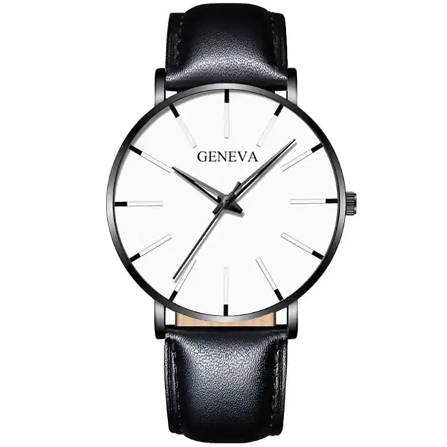 Men's Minimalist Stainless Steel Watch