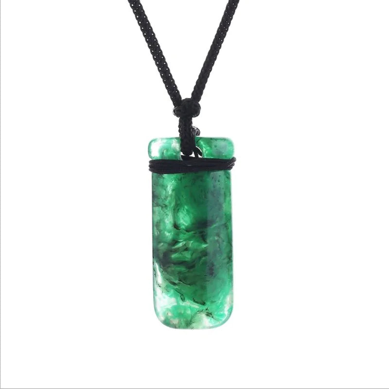 Greenstone Pendant Necklace Inspired by Aquaman