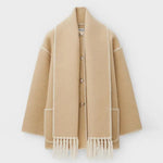 Fashionable Autumn Scarf Coat