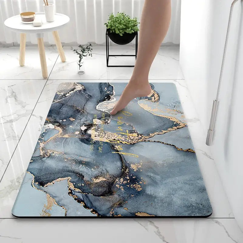 STOMART.CO.UK Earth Non-slip Rubber Mat Bathroom Home Goods Kitchen Free Text