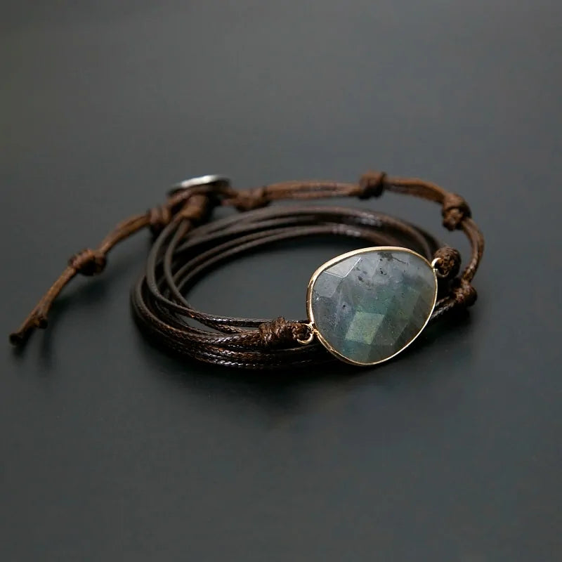 Bohemian Rock Rope Wristlet