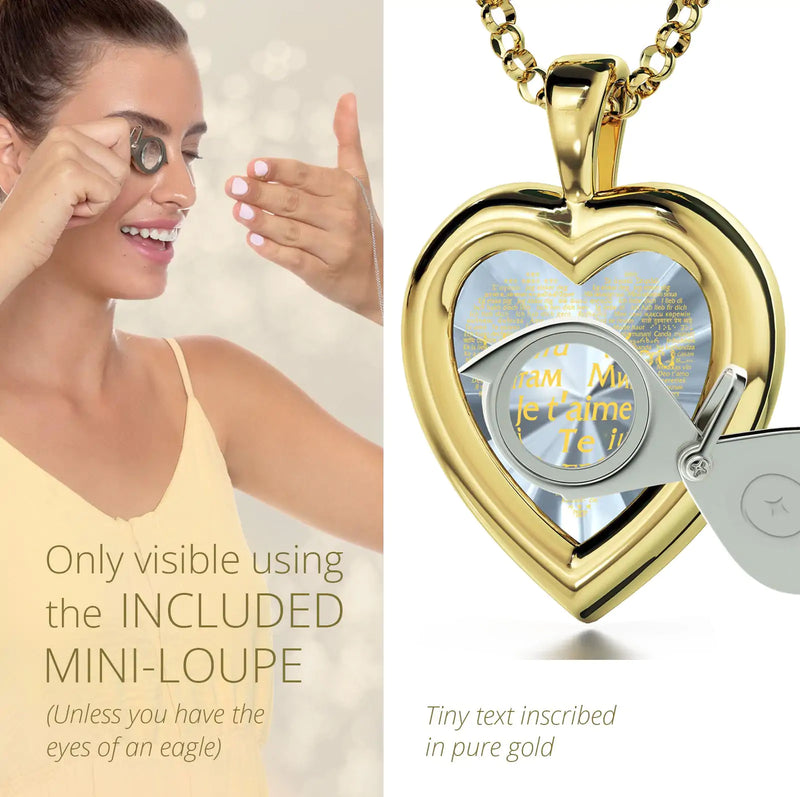 Cubic Zirconia Heart Jewellery Set