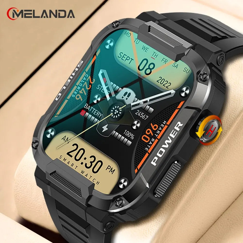 MELANDA Outdoor Military Smart Watch