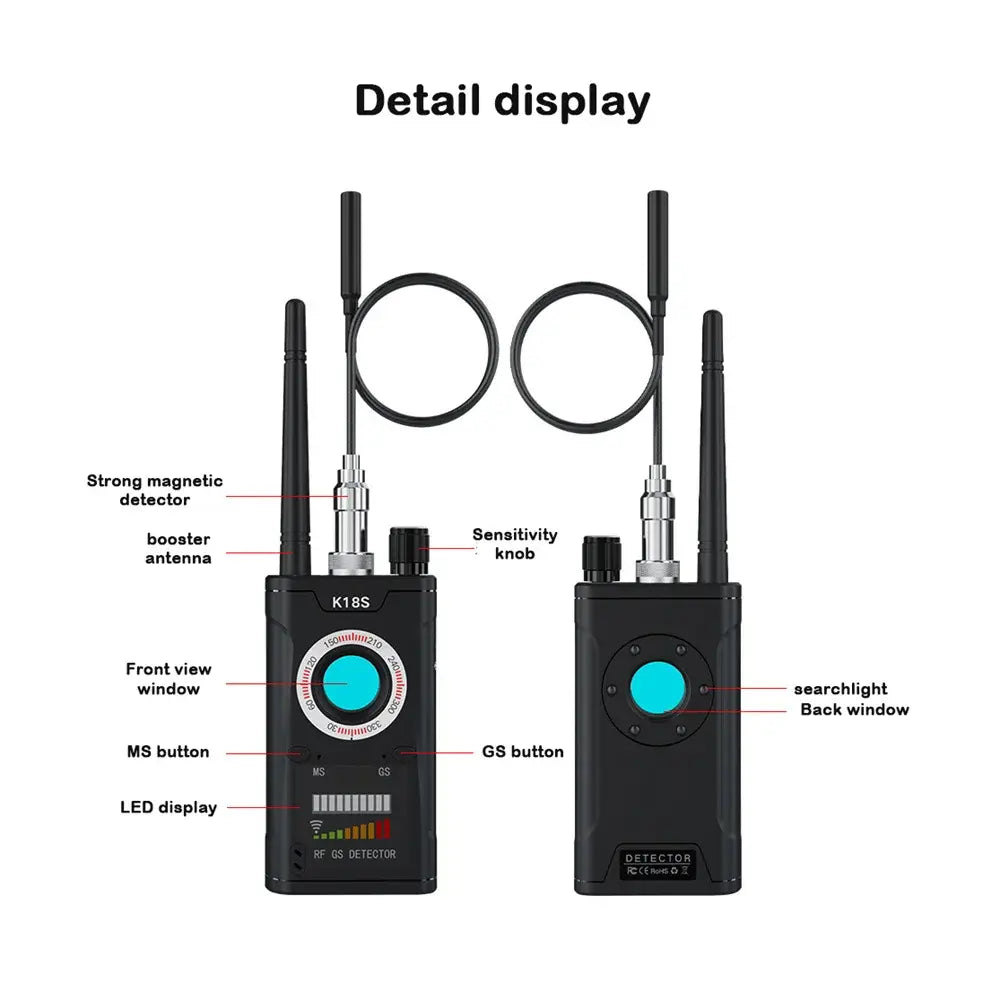 Multifunctional Vehicle Reverse Camera Detector