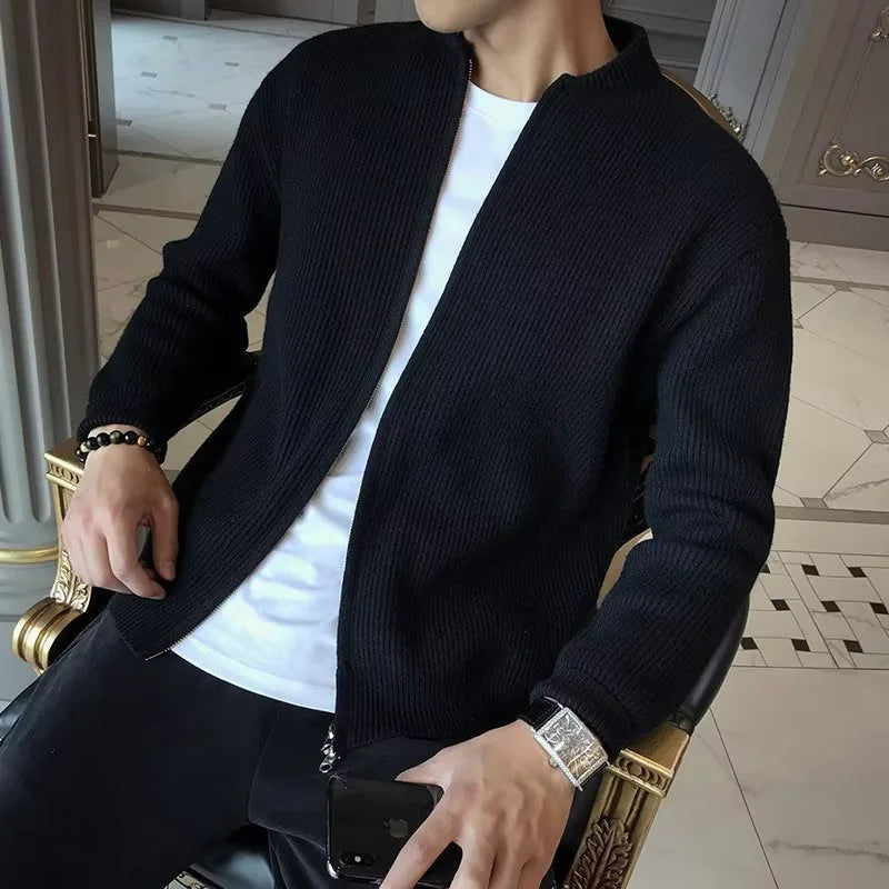 Button-up cardigan jacket