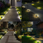 Solar Powered Ground Patio LED Lights