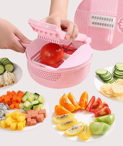 STOMART.CO.UK Press One-piece Multifunction cutter and slicer Kitchen Free Text