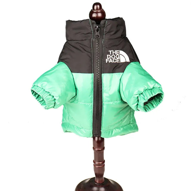 Insulated Dog Winter Jacket with Reflective Stripes