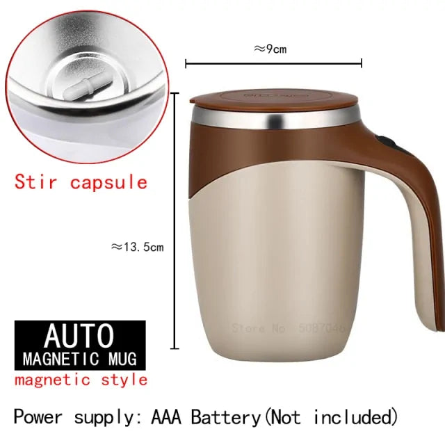 STOMART.CO.UK Automatic Self Stirring Magnetic Mug Kitchen Magnetic Mug Free Text