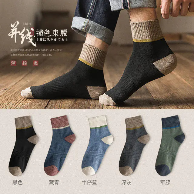Vibrant Harajuku Winter Socks