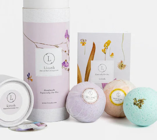 Natural Bath Bombs Spa Gift Set