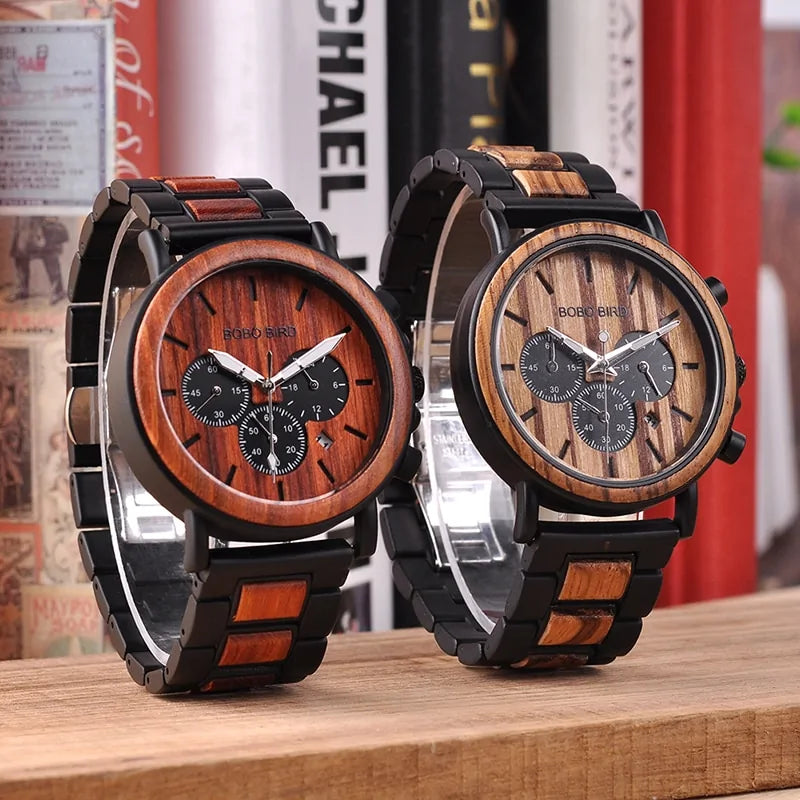 BOBO BIRD Luxury Wooden Wristwatch