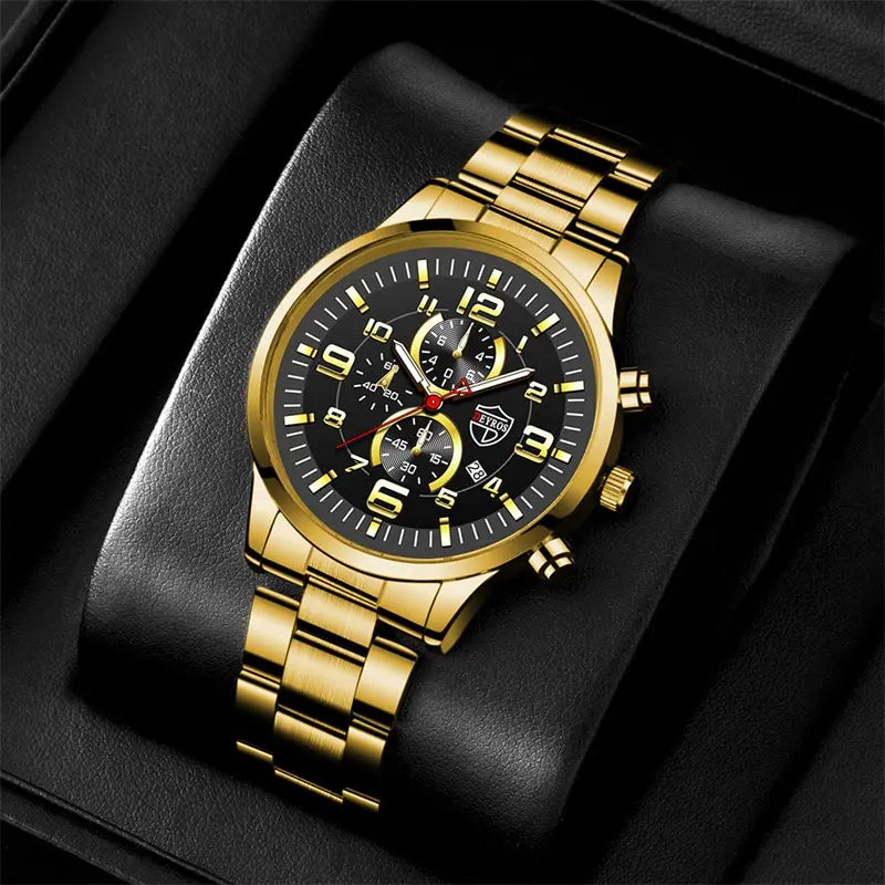 Durable stainless steel watch