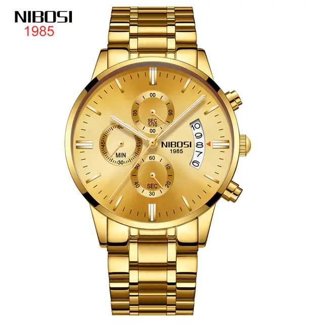 Stylish Gold Wrist Watch