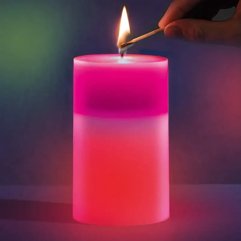 Contemporary LED Shade Changing Candle