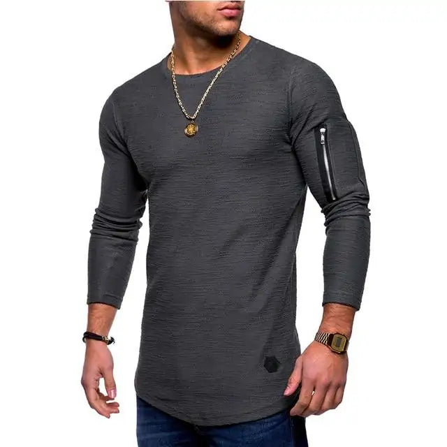 Precision-Cut Long Sleeve Top