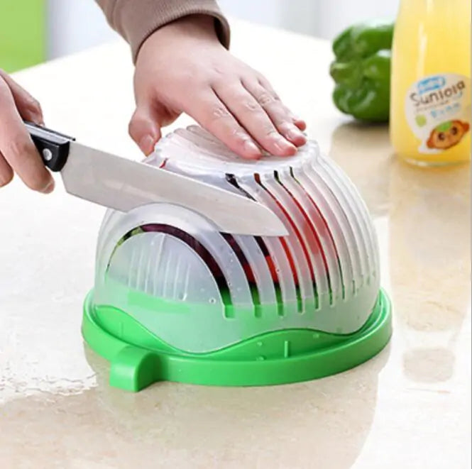Salad Cutter Chopping Bowl