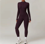 Women's Flex Fit Zippered Yoga Bodysuit