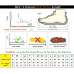 Men's Casual Outdoor Blazing Trainers Size Chart