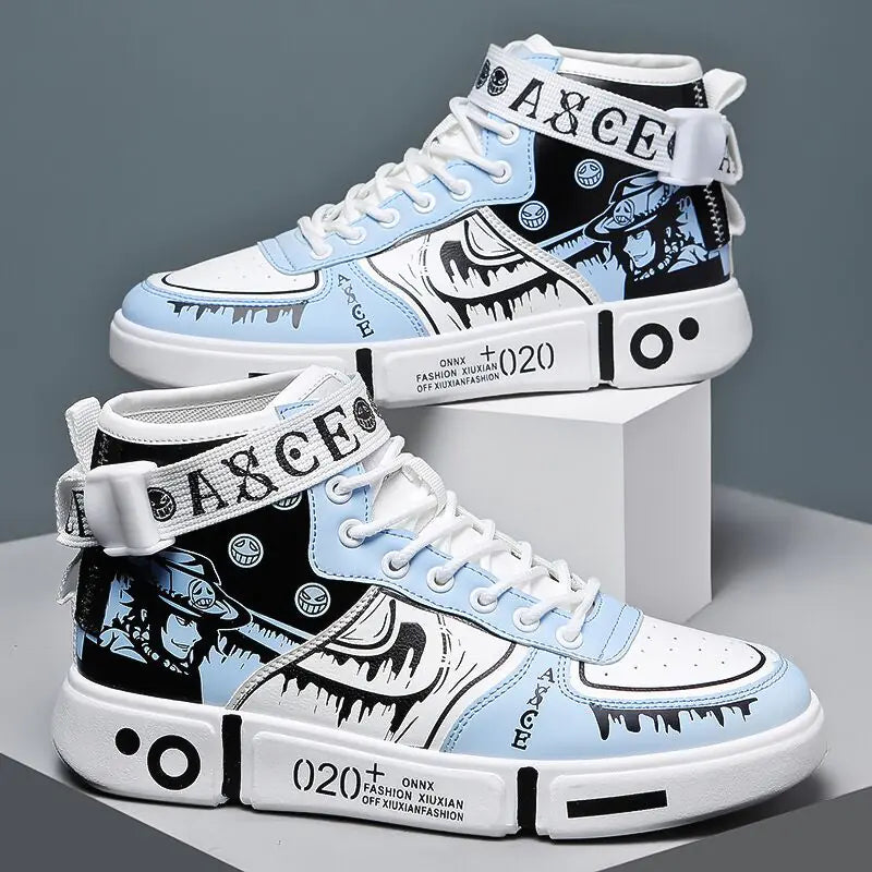 Stylish Autumn Leather Sneakers