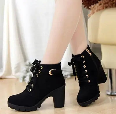 Fashionable winter heels