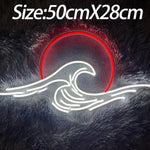 Neon Sign Mountain Flow Water Led Lamp