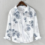 Men’s Patterned Long Sleeve Shirt