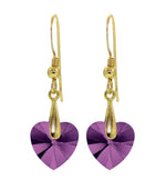 Cubic Zirconia Heart Jewellery Set