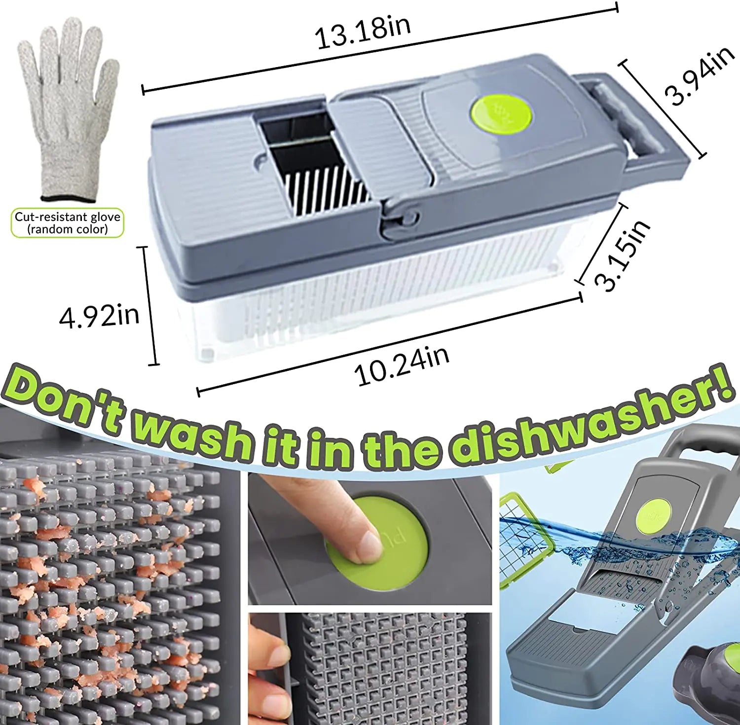 Multifunctional Vegetable Dicer Grater Slicer Chopper