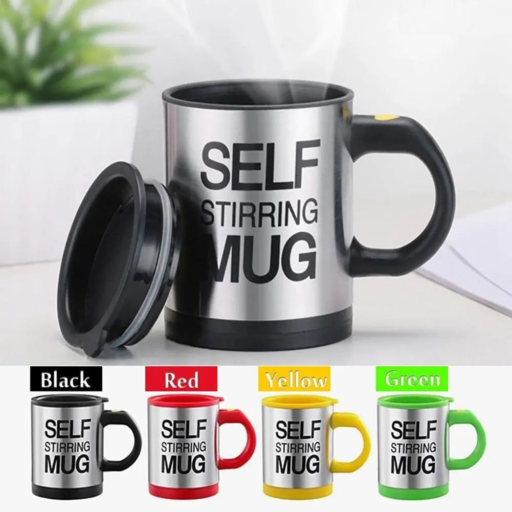 STOMART.CO.UK Self Stirring Coffee Mug cup mug self steering Free Text