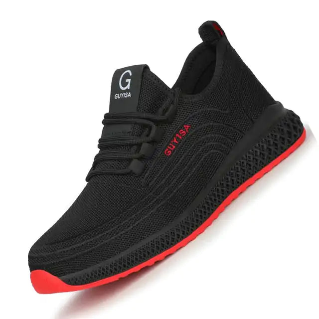 Air Mesh Steel Toe Shoes for rugged terrain