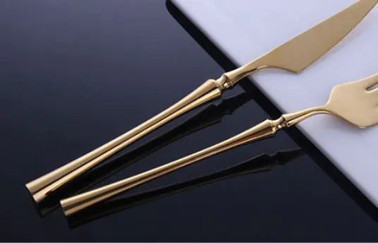 Istanbul Luxury Gold Cutlery Set