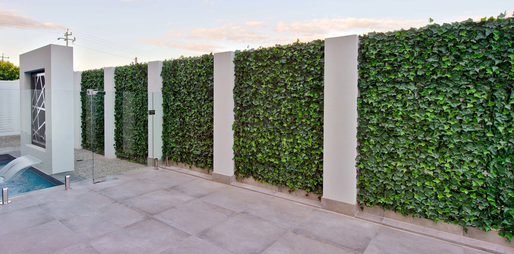 Artificial Boston Ivy Green Wall