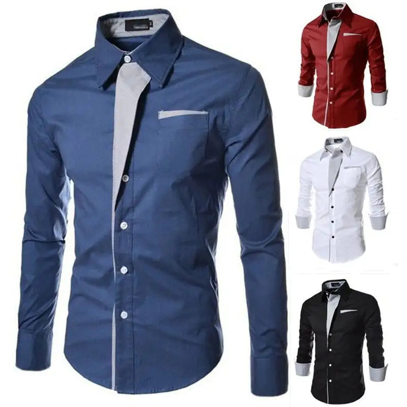 Men's Slim Fit Designer Formal Dress Shirt