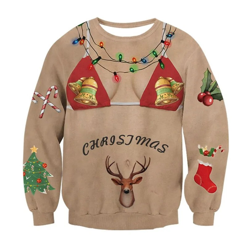 Unisex Men Women Christmas Sweater