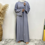 Chic Women's Sleeveless Dress and Cardigan Set