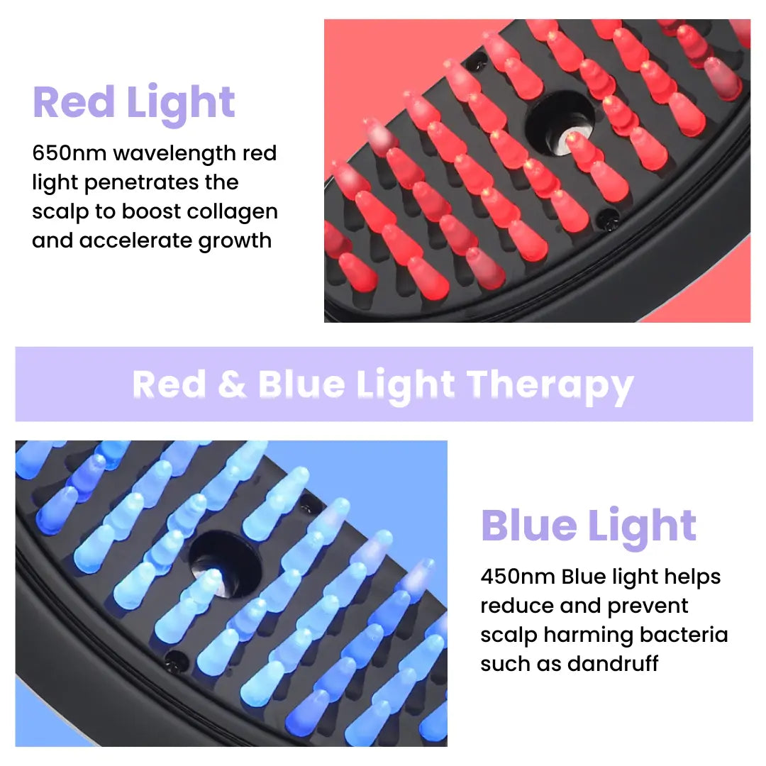 Light Therapy Skincare Hair Brush