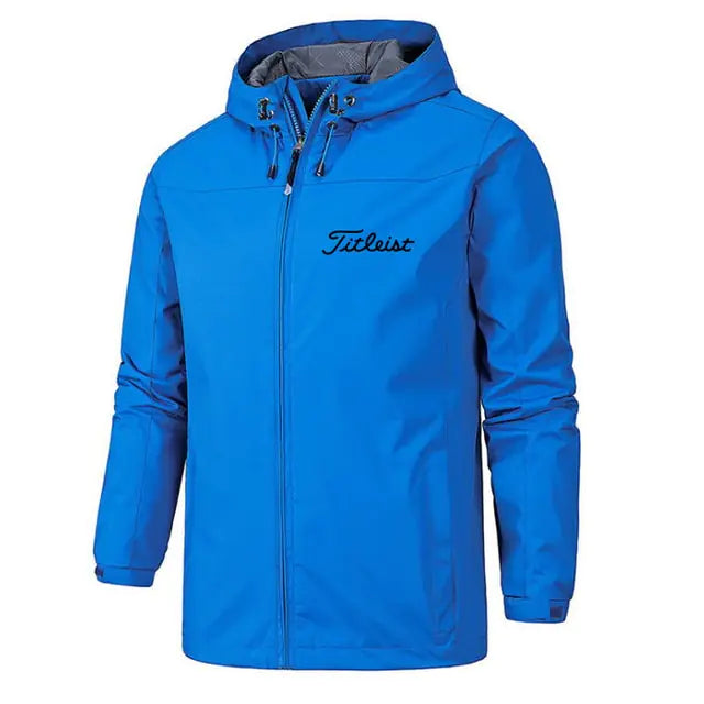 Men’s Waterproof and Windproof Solid Jacket