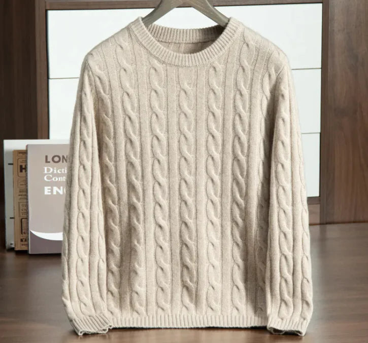 Thick Knit Pure Cashmere Sweater
