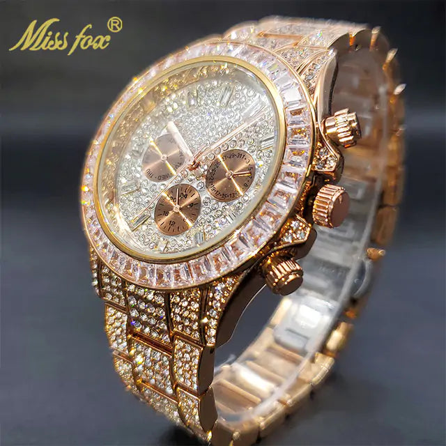 Diamond-Studded Watch