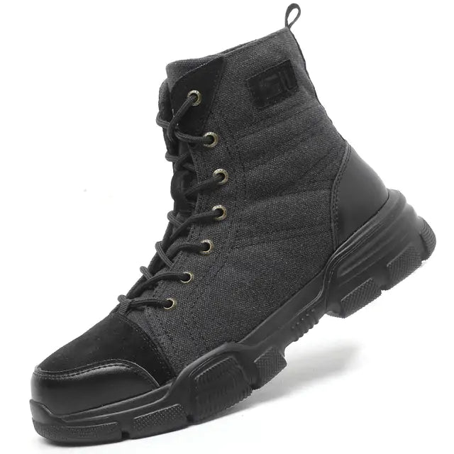 Rugged Steel Toe Cap Workwear Boots for Men