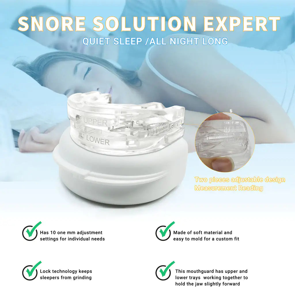 Anti-Snoring Mouthpiece in a protective case