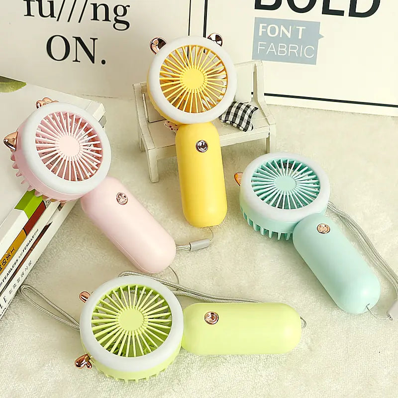 Handheld USB Rechargeable Mini Fan