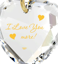 24k Gold Love Crystal Necklace