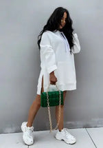 Women's Casual Short Jacket Hoodie