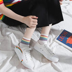 Rainbow Pride Canvas Sneakers